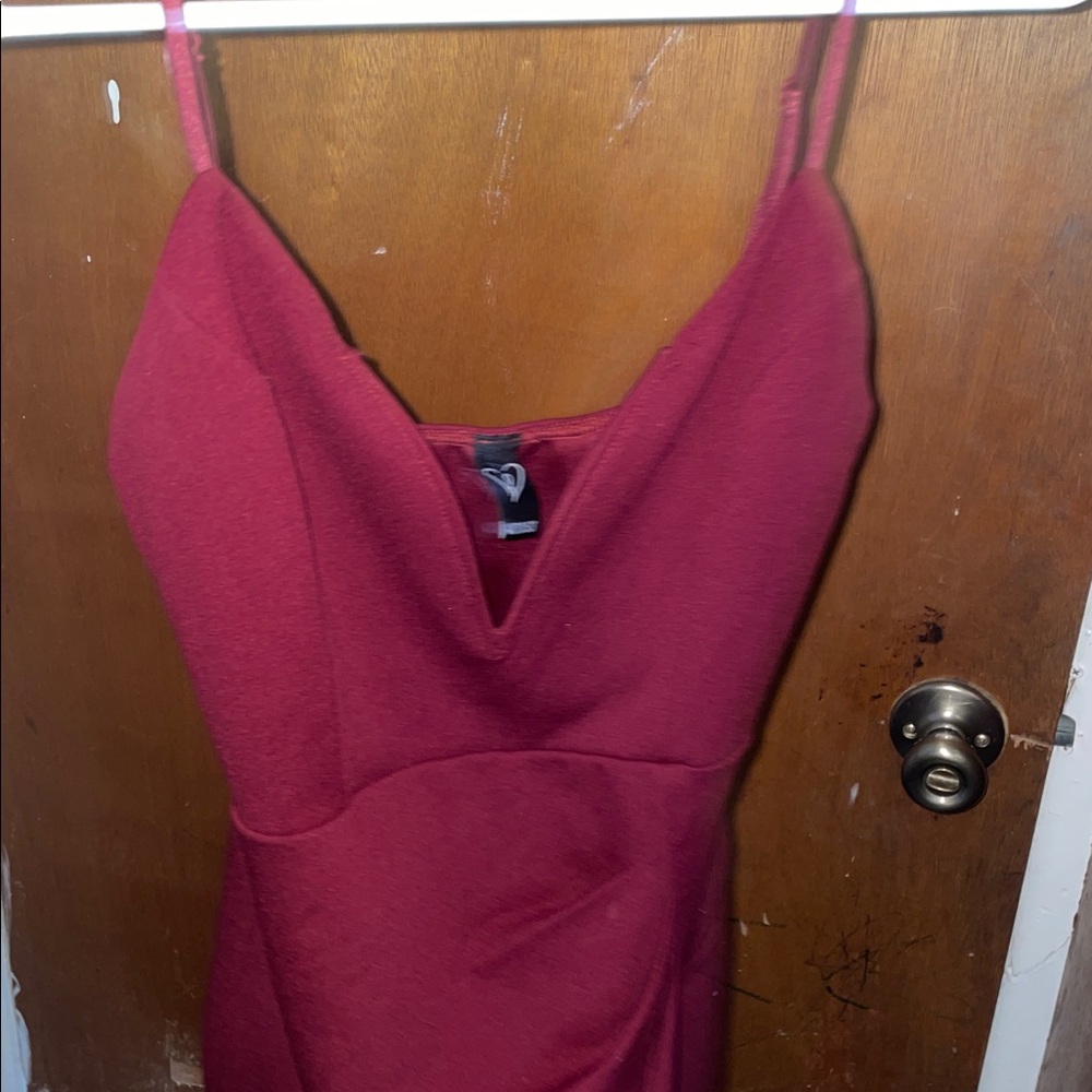 Windsor Burgundy Mini Dress